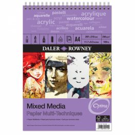  Daler-Rowney Optima Mixed Media spirálos tömb A4 250g 30lap