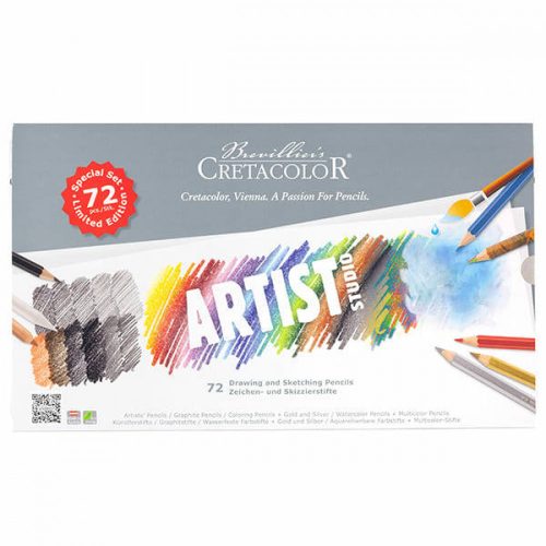 Cretacolor Artist Studio 72 darabos rajzkészlet, fémdobozban