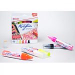 EDDING 5000/5 akril filctoll NEON készlet B (5-10 mm) - 5db