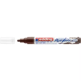   EDDING 5100 akril filctoll M (2-3 mm) csokoládé barna (chocolate brown) (907) D10
