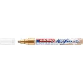   EDDING 5100 akril filctoll M (2-3 mm) gazdag arany (rich gold) (924) D10