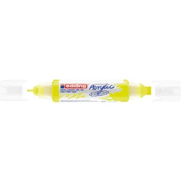   EDDING 5400 akril filctoll 3D kétvégű filctoll (2-3 mm/5-10 mm) neonsárga (neon yellow) (065) D5