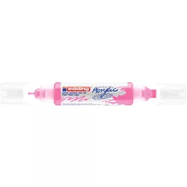   EDDING 5400 akril filctoll 3D kétvégű filctoll (2-3 mm/5-10 mm) neon pink (neon pink) (069) D5