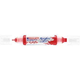   EDDING 5400 akril filctoll 3D kétvégű filctoll (2-3 mm/5-10 mm) jelzőpiros (traffic red) (902) D5