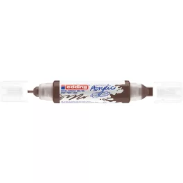  EDDING 5400 akril filctoll 3D kétvégű filctoll (2-3 mm/5-10 mm) csokoládébarna (chocolate brown) (907) D5