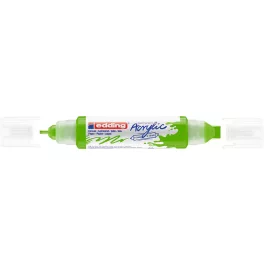   EDDING 5400 akril filctoll 3D kétvégű filctoll (2-3 mm/5-10 mm) sárgás zöld (yellow green) (927) D5