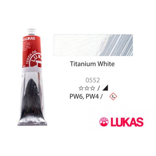 Lukas Terzia olajfesték, 200ml Titanium White