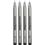 Eberhard-Faber tűfilc készlet, 4db (0,005mm / 0,1mm / 0,3mm / 0,5mm)