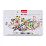 Bruynzeel kétvégű filctoll tűfilc/ecsetfilc készlet - 48 szín