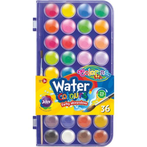 Colorino Kids kisgombos vízfesték készlet - 36 szín