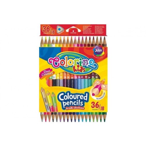Colorino Kids trio kétvégű 18/36-os színesceruza készlet