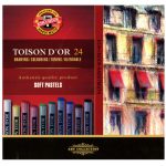 Koh-i-noor Toison D'or porpasztellkréta 24szín/készlet