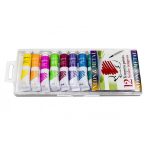 Süni tempera készlet 12*12ml Neon és metál színek - ICO