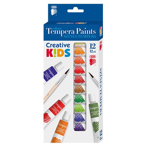 Tempera készlet 12*12ml ICO Creative Kids