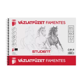 ICO STUDENT famentes vázlatfüzet B/5 - 32 lap