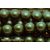Teklagyöngy, olajzöld 8mm, 18-19 db / szál