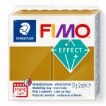 Fimo Effect Gyurma, metál, 57g, metál arany