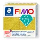 Fimo Effect Gyurma, metál, 57g, csillámos arany