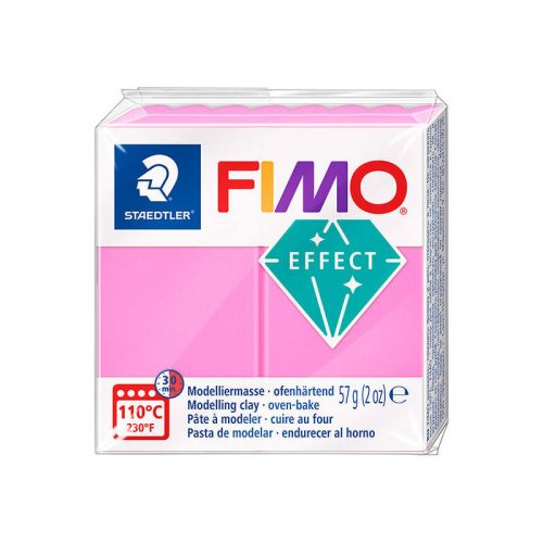 Fimo Effect gyurma 57g, 201 neon pink
