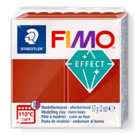 Fimo Effect Gyurma, metál, 57g, metál vörösréz