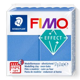Fimo Effect Gyurma, metál, 57g, metál kék