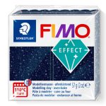 Fimo Effect Gyurma, metál, 57g, galaxis kék