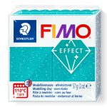 Fimo Effect Gyurma, metál, 57g, galaxis türkiz