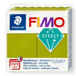 Fimo Effect Gyurma, metál, 57g, metál zöld