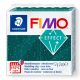 Fimo Effect Gyurma, metál, 57g, galaxis zöld