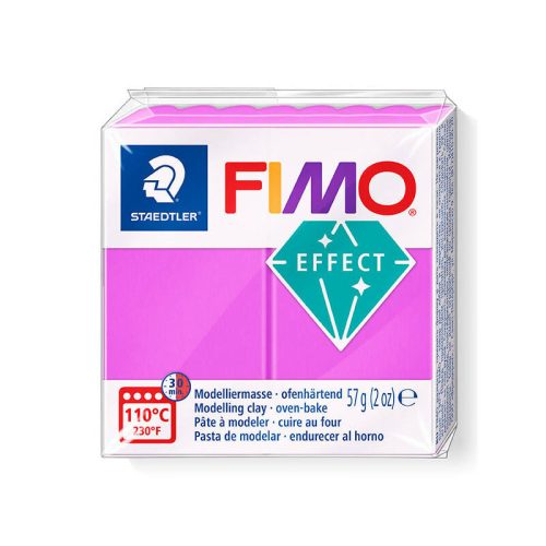 Fimo Effect gyurma 57g, 601 neon lila