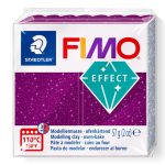 Fimo Effect Gyurma, metál, 57g, galaxis lila