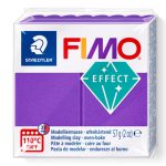 Fimo Effect Gyurma, metál, 57g, metál lila