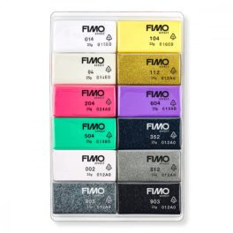 Gyurmakészlet, Fimo Effect Colour Pack, 12x25g