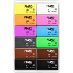 Gyurmakészlet, Fimo Effect Colour Pack, 12x25g, Neon
