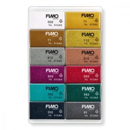 Gyurmakészlet, Fimo Effect Colour Pack, 12x25g, Sparkle