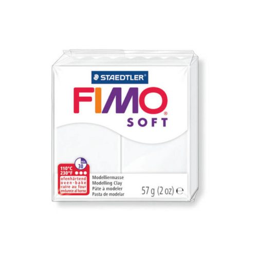 FIMO Soft gyurma 57g, 0 fehér