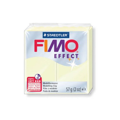 Fimo Effect Gyurma, világító, 57g, sötétben világító 04