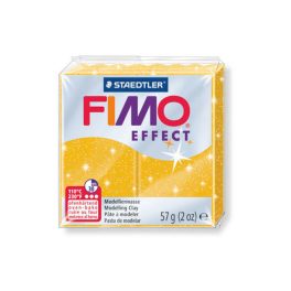 Fimo Effect Gyurma, csillámos, 57g, arany 112