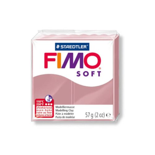 Fimo soft gyurma, 57g, antik rózsaszín 20