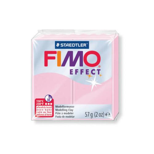 Fimo Effect Gyurma, pasztell, 57g, rózsa 205