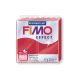 Fimo Effect Gyurma, metál, 57g, rubin 28