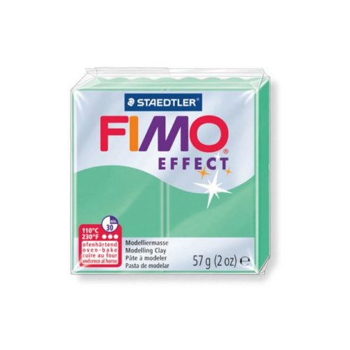 Fimo Effect Gyurma, 57g, jáde zöld 506