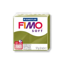 Fimo soft gyurma, 57g, olívzöld 57