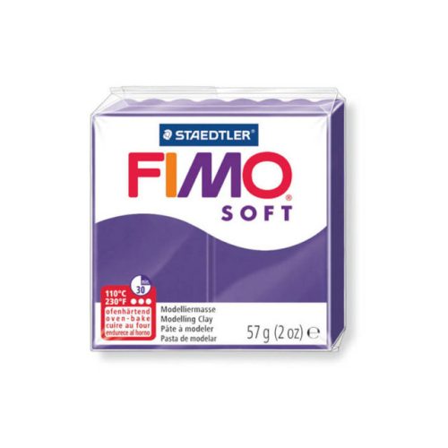 Fimo soft gyurma, 57g, szilva 63