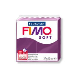 Fimo soft gyurma, 57g, püspöklila 66