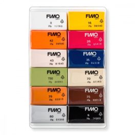 Gyurmakészlet, Fimo Effect Colour Pack, 12x25g, Natural
