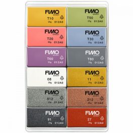 Gyurmakészlet, Fimo Effect Colour Pack, 12x25g, Fashion