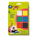 Gyurmakészlet, Fimo Kids, Colour Pack 6x42g, alapszínek