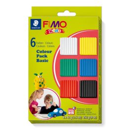 Gyurmakészlet, Fimo Kids, Colour Pack 6x42g, alapszínek