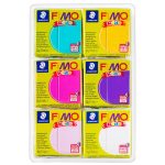 Gyurmakészlet, Fimo Kids, Colour Pack 6x42g, lányoknak